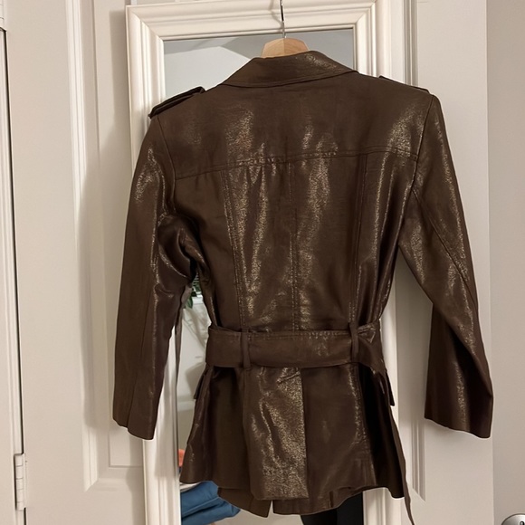 Cache Linen jacket metallic gold theme - Picture 2 of 4